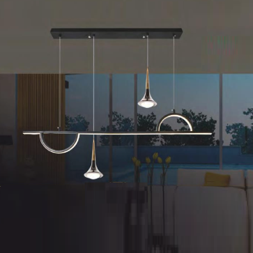 NB 2143: Đèn thả Ngang bàn ăn LED - L1000mm x H1000mm - Đèn LED đổi 3 màu