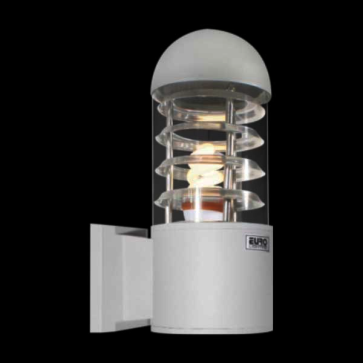 EU - CN - 21A: Đèn gắn tường ngoài trời - KT: Ø110mm x H250mm - Bóng đèn E27 x 1