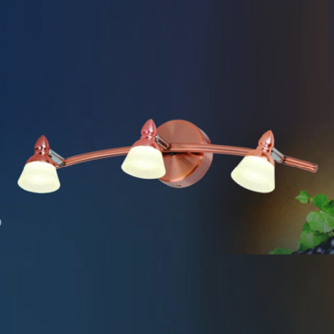 HF - SG - 2203/3: Đèn rọi gương/tranh 3 bóng - KT: L470mm x W160mm x H100mm - Đèn LED 5W x 3 ánh sáng vàng