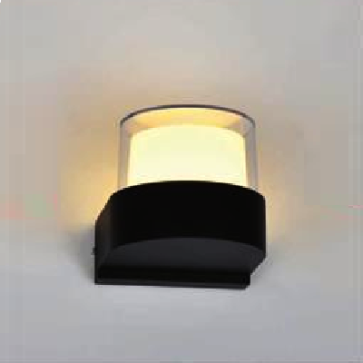 AN - VL - 221/1:  Đèn gắn tường ngoài trời - KT: L95mm x W104mm x H80mm - Đèn LED 5W ánh sáng vàng