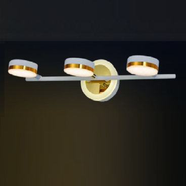 HF - SG - 2214/3: Đèn rọi gương/tranh 3 bóng - KT: L460mm x W140mm x H150mm - Đèn LED 5W x 3 ánh sáng đổi 3 màu