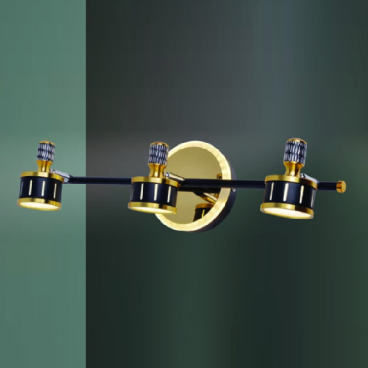 HF - SG - 2217/3: Đèn rọi gương/tranh 3 bóng - KT: L460mm x W80mm x H150mm - Đèn LED 5W x 3 ánh sáng đổi 3 màu