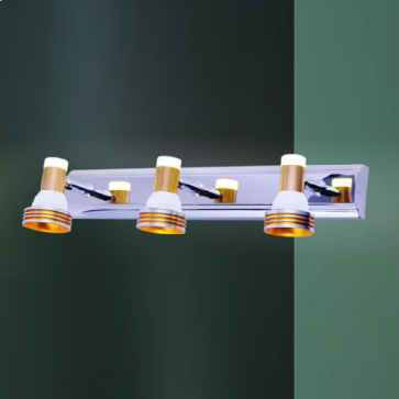 HF - SG - 2220/3: Đèn rọi gương/tranh 3 bóng - KT: L460mm x W140mm x H150mm - Đèn LED 5W x 3 ánh sáng vàng