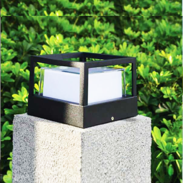 AU - TR - 223: Đèn gắn đều trụ - KT: W160mm x H120mm - Đèn LED 12W ánh sáng vàng 3000K