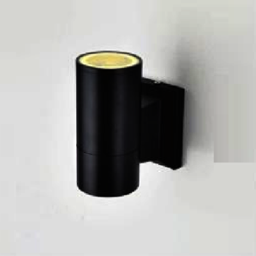 AN - VL - 2240/1: Đèn gắn tường ngoài trời - KT:Ø60mm x H130mm - Đèn LED GU 10 3W, ánh sáng vàng