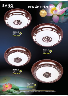 CATALOGUE ĐÈN SANO 2026-2027 ( Chiếc khấu từ 55%-58%)