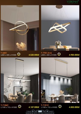 CATALOGUE ĐÈN VERONA 2026 ( CK từ 50%-60%)