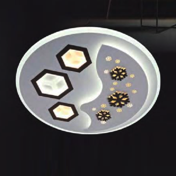 NC 2313: Đèn áp trần LED Mica - KT: Ø480mm - Đèn LED 36 W