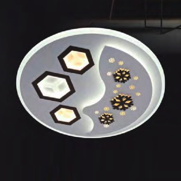 NC 2313: Đèn áp trần LED Mica - KT: Ø480mm - Đèn LED 36 W