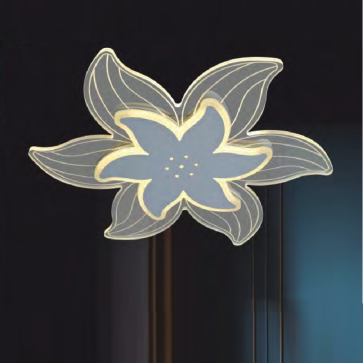 NC 2320: Đèn áp trần LED Mica - KT: Ø500mm x H50mm - Đèn LED 36 W ánh sáng đổi 3 màu -