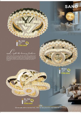 CATALOGUE ĐÈN SANO 2026-2027 ( Chiếc khấu từ 55%-58%)