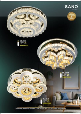 CATALOGUE ĐÈN SANO 2026-2027 ( Chiếc khấu từ 55%-58%)