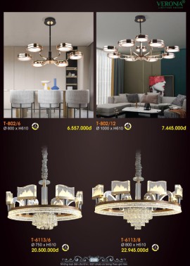 CATALOGUE ĐÈN VERONA 2026 ( CK từ 50%-60%)