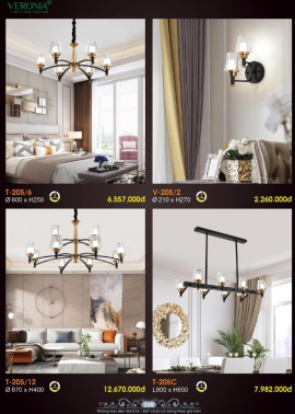 CATALOGUE ĐÈN VERONA 2026 ( CK từ 50%-60%)