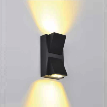 EU - CN - 240: Đèn gắn tường LED - KT: L80mm x W65mm x H140mm - Đèn LED COB 3W  x 2 ánh sáng vàng