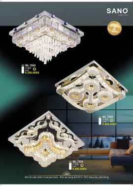 CATALOGUE ĐÈN SANO 2026-2027 ( Chiếc khấu từ 55%-58%)