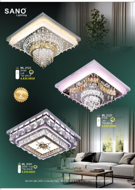CATALOGUE ĐÈN SANO 2026-2027 ( Chiếc khấu từ 55%-58%)