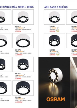 CATALOGUE ĐÈN TRANG TRÍ EUROTO 2025 ( CK từ 55%-60%)