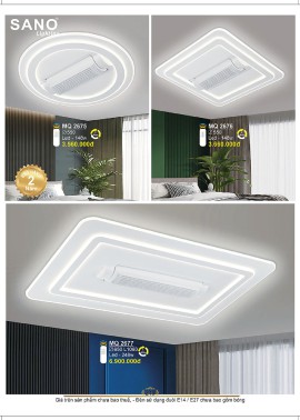 CATALOGUE ĐÈN SANO 2026-2027 ( Chiếc khấu từ 55%-58%)