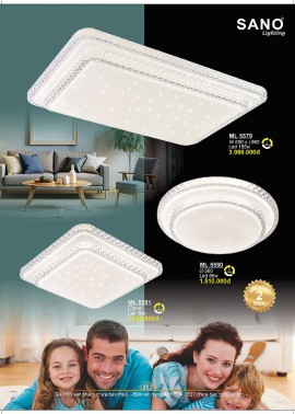 CATALOGUE ĐÈN SANO 2026-2027 ( Chiếc khấu từ 55%-58%)