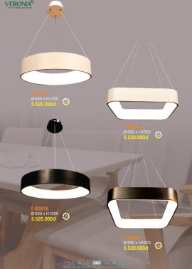 CATALOGUE ĐÈN VERONA 2026 ( CK từ 50%-60%)