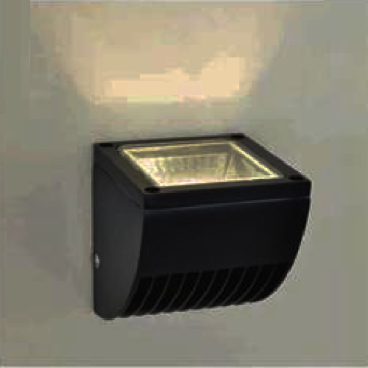 EU - CN - 255: Đèn gắn tường LED - KT: L90mm x W90mm x H90mm - Đèn LED COB 5W  ánh sáng vàng