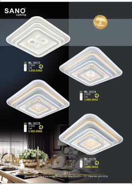 CATALOGUE ĐÈN SANO 2026-2027 ( Chiếc khấu từ 55%-58%)