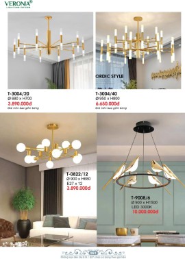 CATALOGUE ĐÈN VERONA 2026 ( CK từ 50%-60%)
