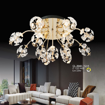 S - CL 2640/12+1: Đèn áp trần LED - KT: Ø1025mm x H450mm - Đèn LED 225W đổi 3 màu