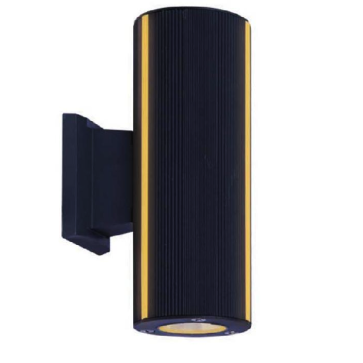 EU - CN - 271: Đèn gắn tường ngoài trời - KT: Ø114mm x H300mm - Đèn LED 10W x 2, ánh sáng vàng