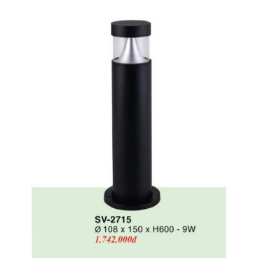 SV - 2715: Đèn trụ sân vườn LED
