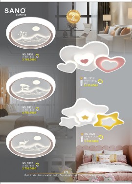 CATALOGUE ĐÈN SANO 2026-2027 ( Chiếc khấu từ 55%-58%)