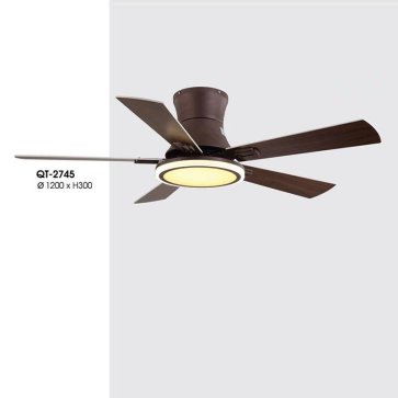 QT - 2745: Quạt trần đèn 5 cánh thẳng