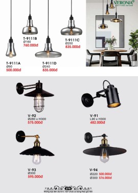 CATALOGUE ĐÈN VERONA 2026 ( CK từ 50%-60%)