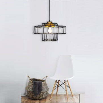 TCF27C: Đèn thả đơn - KT: Ø520mm x H280mm - Bóng đèn E27 x1