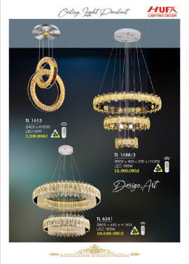 CATALOGUE ĐÈN HUFA ( CK TỪ 55%-65%)