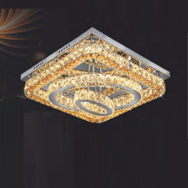 NC 282: Đèn áp trần LED Phale  vuông - KT: L500mm x W500mm x H200mm - Đèn LED đổi 3 màu