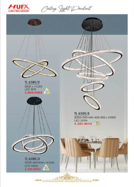 CATALOGUE ĐÈN HUFA ( CK TỪ 55%-65%)
