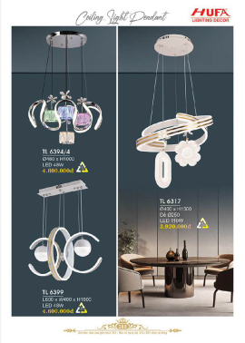 CATALOGUE ĐÈN HUFA ( CK TỪ 55%-65%)