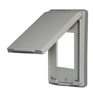 WEG7903: Mặt 3 thiết bị, có nắp che mưa