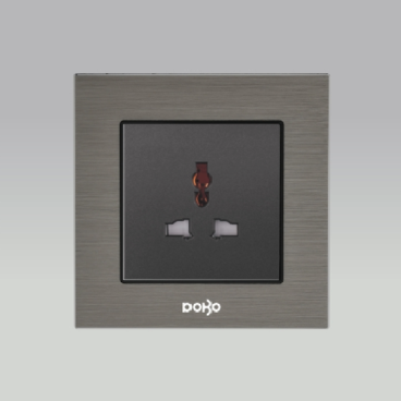 A90X-88016: Bộ ổ cắm đơn 3 chấu đa năng