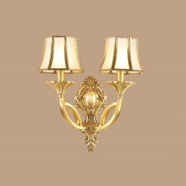 LH - GT - 3009: Đèn gắn tường đôi - KT: W400mm x H400mm - Bóng đèn E14 x 2