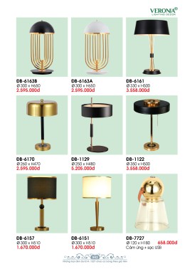CATALOGUE ĐÈN VERONA 2026 ( CK từ 50%-60%)