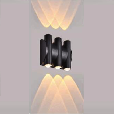 EU - CN - 303: Đèn gắn tường LED - KT: L135mm x W45mm x H110mm - Đèn LED COB ( chip BridgeLux) 1W x 6 ánh sáng vàng