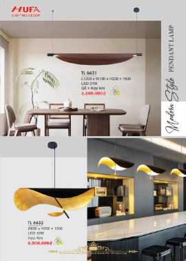 CATALOGUE ĐÈN HUFA ( CK TỪ 55%-65%)