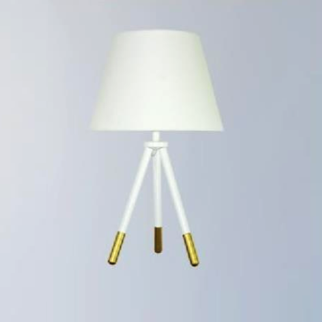 35 - DB3032 TRẮNG: Đèn đặt tủ đầu giường/ đặt bàn - KT: L260mm x H400mm - Bóng đèn E27 x 1 bóng