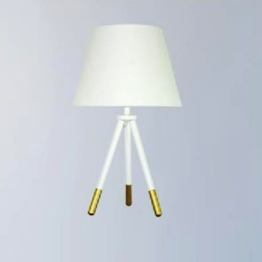 35 - DB3032 TRẮNG: Đèn đặt tủ đầu giường/ đặt bàn - KT: L260mm x H400mm - Bóng đèn E27 x 1 bóng