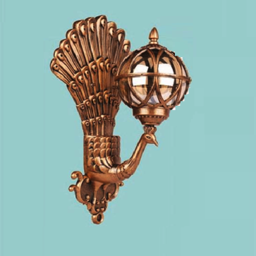 HF - VT - 306: Đèn gắn tường ngoài trời - KT: L200mm x W160mm x H550mm - Bóng đèn E27 x 1