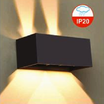 EU - CN - 310: Đèn gắn tường LED - KT: L200mm x W100mm x H110mm - Đèn LED COB ( chip Cree USA) 3W x 4 ánh sáng vàng