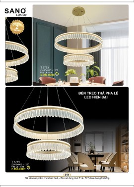 CATALOGUE ĐÈN SANO 2026-2027 ( Chiếc khấu từ 55%-58%)